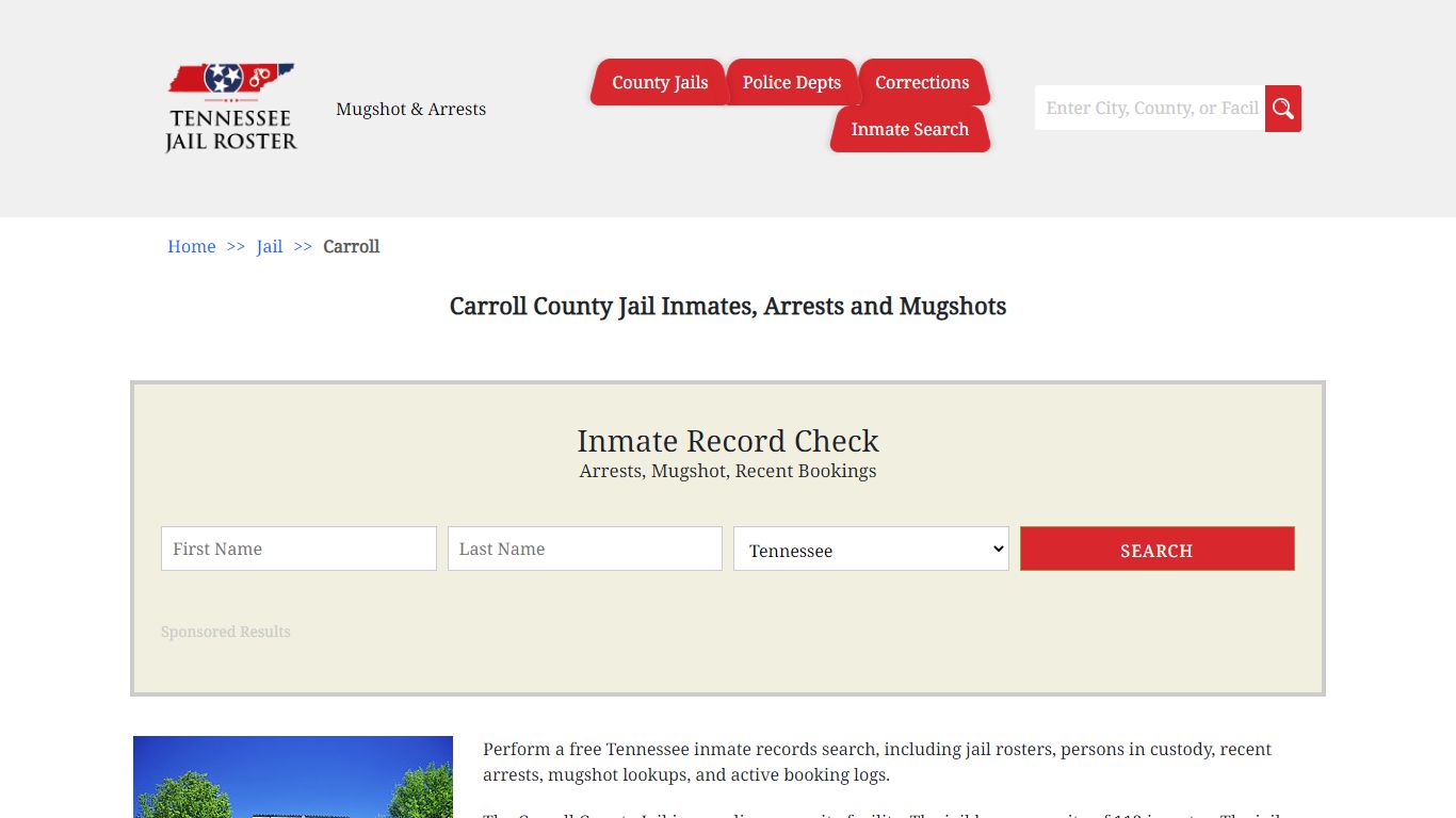 Carroll County Jail Inmates, Arrests and Mugshots